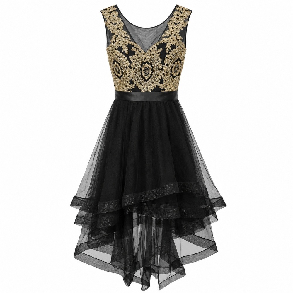 Y2K City Triangles Whimsigoth Goth High Low Dress Size 3 Fairycore HOCO Party